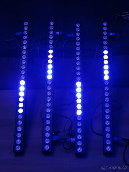 Novinka...4 ks 24x12 Wat RGBW +dálk.ovl - 7