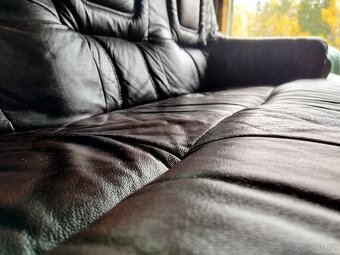 Pohovka gauč Aneta II pravá kůže + masiv - 7