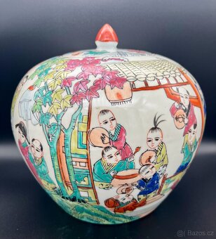 Čínská porcelánová dóza - 7