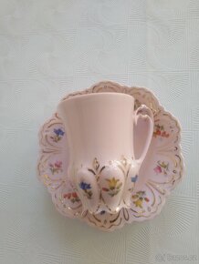Hrnečky z růžového porcelánu (různé druhy 14ks) - 7
