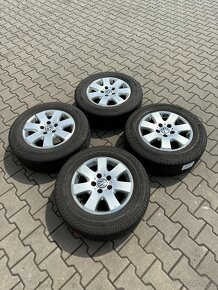 Kompletní alu VW T5 5x120r16+215/65r16 letní Continental - 7