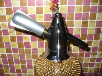 retro sifonová lahev s pův. obalem a bombičkami - 7