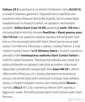 Prodám kolo Giant Fathom 29 2 2021 - 7