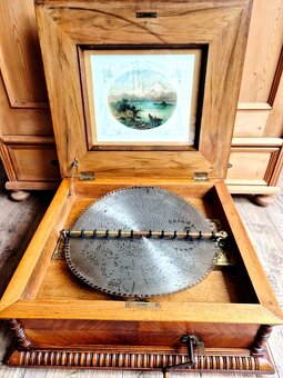 Velký starožitný hrací stroj Kalliope, ( Polyphon) - 7