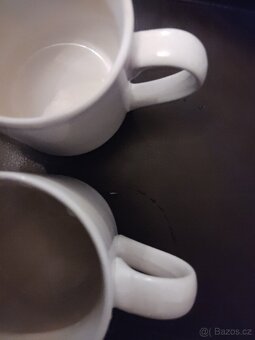 Velké bílé porcelánové hrnky - 7