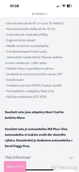 Autosedačka XM Plus i-Size se základnou - 7