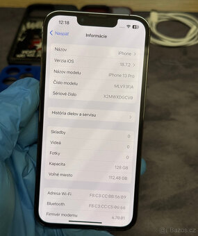 Apple iPhone 13 Pro 128 GB Graphite / nová Apple batéria - 7