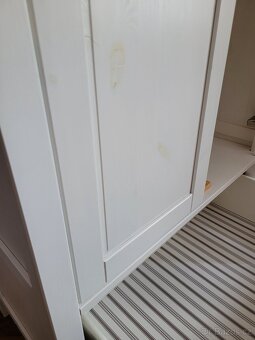 Bílá šatní skříň SUNDVIK zn. IKEA - 7