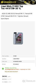 LIQUI MOLY originální oleje TopTec 4410 5w30 C3 - 7