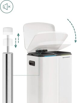 NOVÝ ODPADKOVÝ KOŠ 2X20 LITRŮ - 7