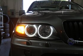 BMW Angel eyes bílé LED markery 10W Canbus - 7
