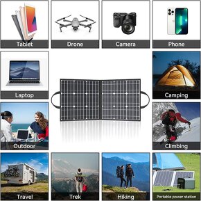 Přenosný solární panel 100W - 7