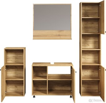 Nový stylový kvalitní 4-dílný koupelnový set - 7