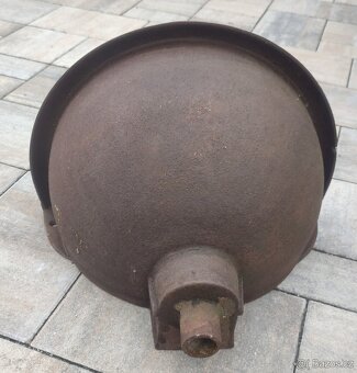 Starožitná výlevka litinová - 2 kohouty - 7