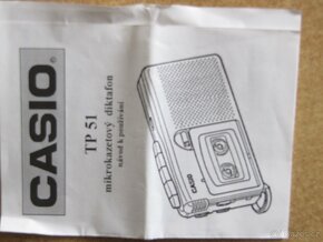 Retro Diktafon v originálním balení CASIO - 7