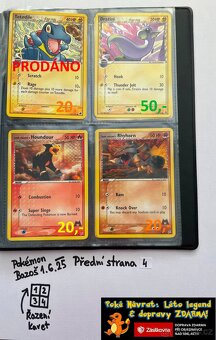 Kusové karty TCG Pokémon STARÉ PŘES 20LET (ORIGINÁL) - 7