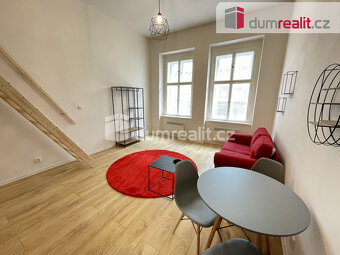 Pronájem bytu 1+kk 42 m2 P5 Smíchov po rekonstrukci loft cih - 7