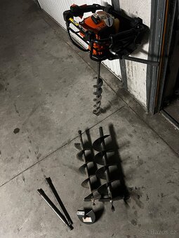Stihl půdní vrták+ 90 150 200mm vrtáky+vrtací hlava 2x prodl - 7