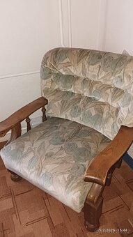 Sedací souprava masiv+stůl - 7