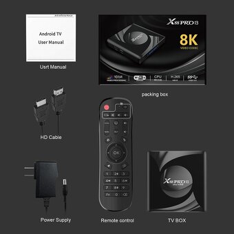 NOVÉ - Chytrá krabička pro všechny TV 4GB/32GB 8K - 7