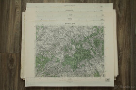 vojenské mapy speciálky komplet ČR, Slovensko, Zakarpatí - 7