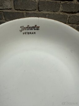 🩵 Sada porcelánových talířů JEDNOTA – 8 ks 🩵 - 7