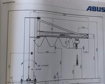 sloupové jeráby Abus 320 + 500 kg - 7