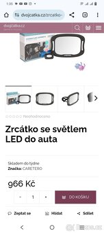 Led zrcátko s rybím okem a dálkovým ovládáním - 7