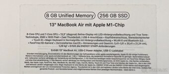 Apple MacBok Air 13” M1 8GB/256GB - 7