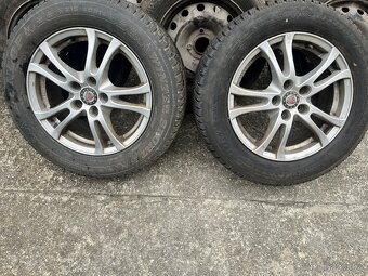 Alu kola se zimními pneu 215/60 r16, 5x112 - 7