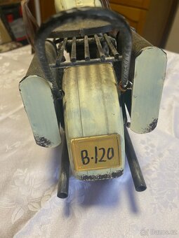 Kovový model motorky velký - 7
