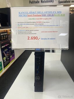 DELL OPTIPLEX MICRO 3050/INTEL PENITUM/SSD 128GB - 7