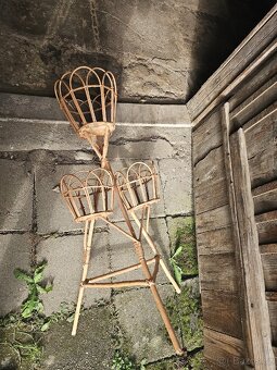 Bambusový stojan na květiny - 7