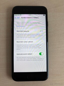 iPhone SE (2020) 64 GB, Černý, baterie 86% - 7
