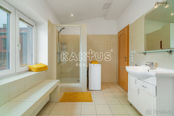 Pronájem zařízeného podkrovního bytu 3+kk (125 m2), ulice Šk - 7