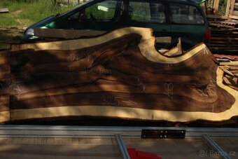 XXL ořechové fošny až 130 cm široké - 7