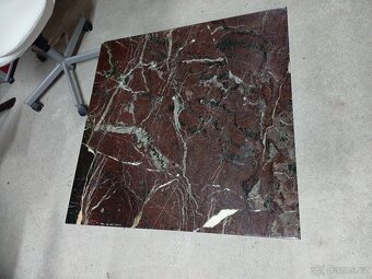 Prodám 2 x krásné stolky z mramorovými deskami - 7