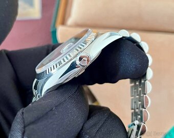 ♛ Rolex Datejust 16234 Modrý Sunburst, Bílé Zlato 🇨🇭 - 7
