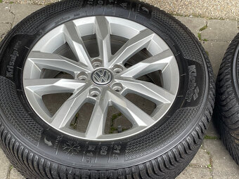 Alu kola 5x112 original Volkswagen Passat B8 215/60 R16 zima - 7