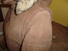 KOŽENÁ ZIMNÍ BUNDA zn. MUSTANG vel. M - 7