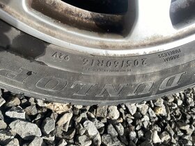 prodám ALU disky 16” 5x114 s pneu letní 4mm - 7