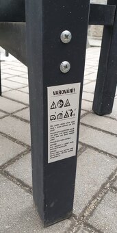 přenosné ohniště - gril s rošty a rožněm - 7