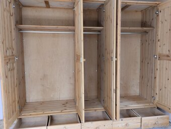 Šatní skříň 260x60x220 cm - borovice - 7