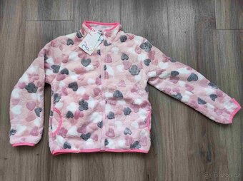 Dívčí teplá fleecová mikina Kugo nová - 7