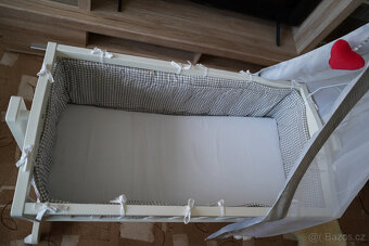 Kolébka pro miminka Roba s výbavou + hnízdečkem BABYMAM - 7