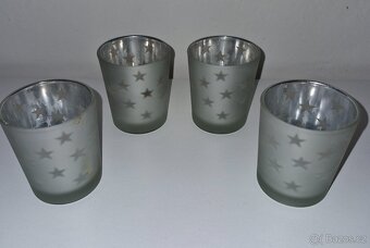 Nová vánoční dekorace svíčky, svícny - 7