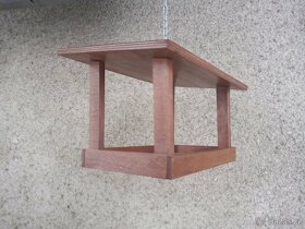 Krmítko, EKO nátěr, masivní dřevo, 100% ruční práce - 7