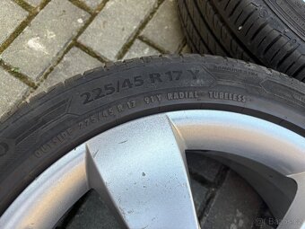 Alu kola 5x112 r17, Oct II, včetně letních pneu - 7