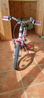 dětské dívčí růžové kolo btwin 16" - 7
