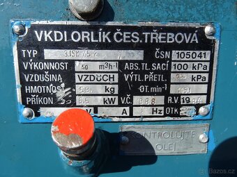 Kompresor Orlík tříválec PKS 50 / 3-JSK 75-2 sušička Hiross - 7